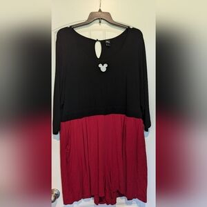 Disney Mickey Mouse Black and Red Romper